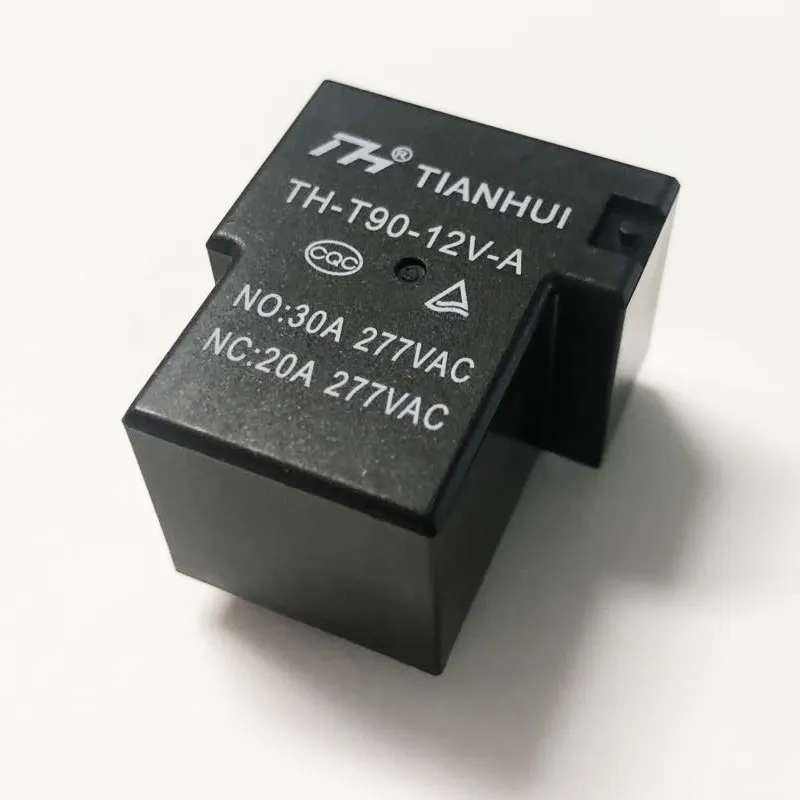 Tianhui TH-T90-12V-A 4 pin 20/30amp T tipo relè del pwb relè 12vdc T90