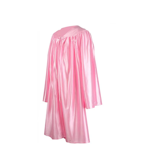 Robe de graduation brillante pour garçons et filles de couleur rose brillant - Product Image 4