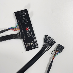 <strong>PC</strong> Front Panel HUB Power Switch+Reset Switch+HDD LED Floppy Drive Switch Port PCB Mainboard Circuit Board DIY Audio <strong>Input</strong> <strong>Output</strong> - Product Image 4