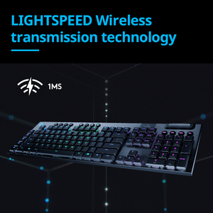 Negro Logitech G913 Lightspeed soporte Bluetooth dos modos Rgb inalámbrico impermeable Teclado mecánico para juegos con retroiluminación - Product Image 3