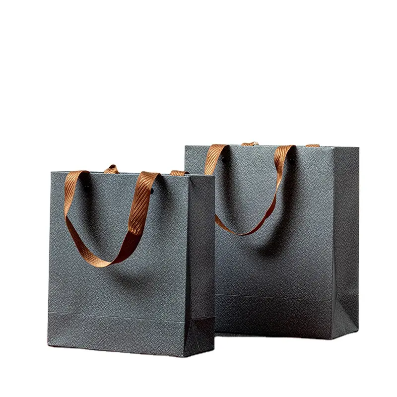 Bolsas de papel para embalaje de alimentos, mangos planos de cemento para zapatos, regalos de lujo, fabricante de China, novedad