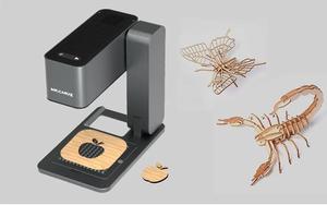 便携式迷你5w 3d蓝光激光打标机塑料玻璃打标激光机打印机打标雕刻机