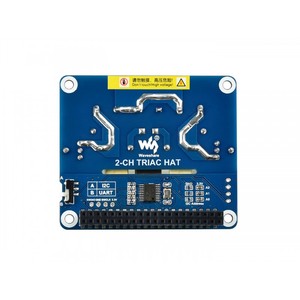 Cappello Triac bidirezionale a doppio canale per Raspberry Pi, MCU integrato, comandi di controllo, UART / I2C - Product Image 4