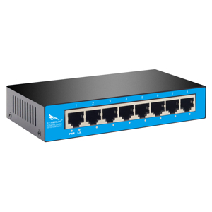 Conmutador Ethernet de 8 puertos y 100Mbps Plug and Play con función SNMP para monitoreo de red - Product Image 1