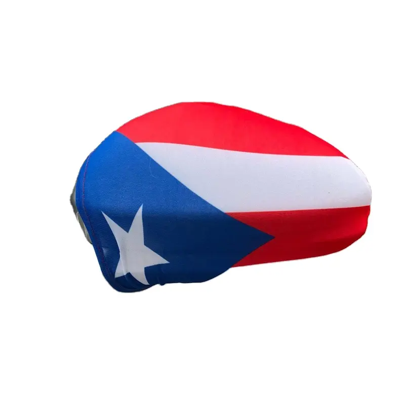 Nuoxin Porto Rico bandiera di Vendita Calda Dell'automobile Della Copertura Dello Specchio Per Evento