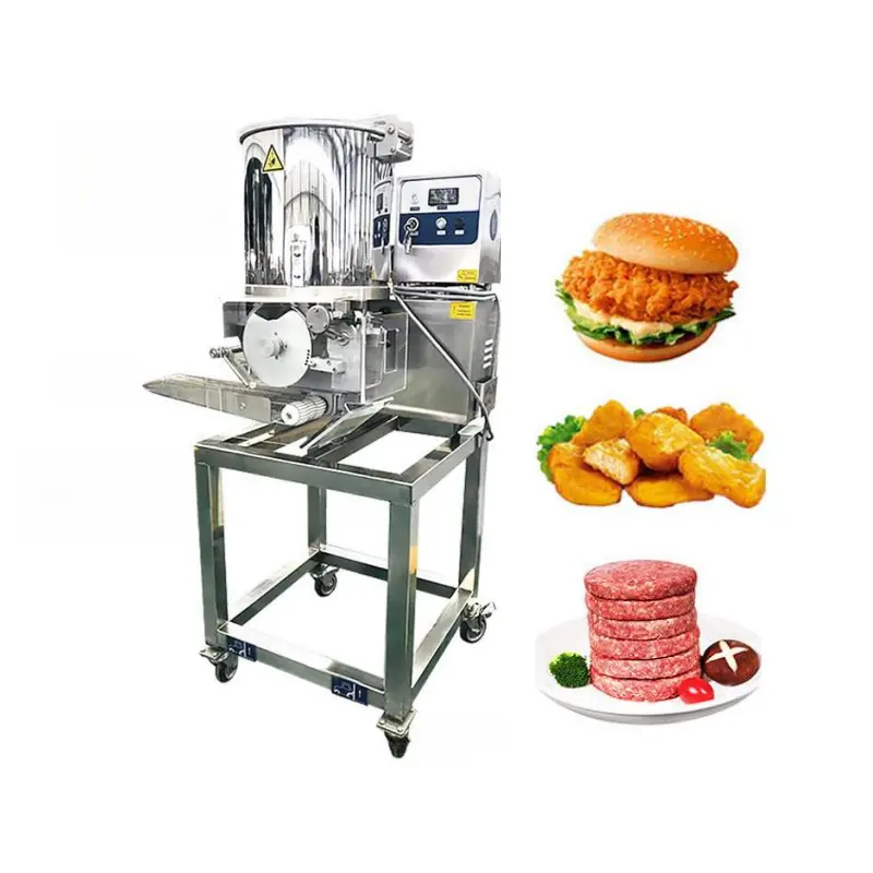 Machine de fabrication de moules automatique pour pépites de poulet hamburger burger Jamaican Beef Patty Make Form Mold Machine Prix