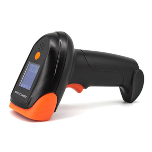 JINGXIN High Quality <strong>Qr</strong> <strong>Code</strong> Reader Wireless BT Barcode Scanner with LCD Screen Display - Product Image 1