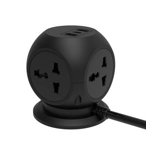Rubik's Cube 4 Multiple <strong>Sockets</strong> USB Extension <strong>Socket</strong> 4 Outlets Universal <strong>Socket</strong> Type C US EU UK Plug Travel Power Strip - Product Image 6