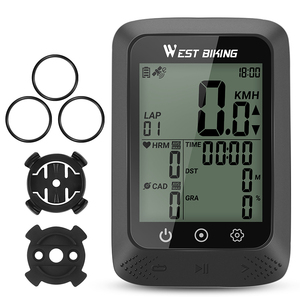 West Biking GPS Ordenador de bicicleta con odómetro de velocidad Digital Monitor de ritmo cardíaco Sensor de ciclismo inalámbrico para bicicletas de carretera MTB ciclo - Product Image 5