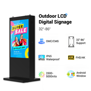 Outdoor 32 Zoll Android LED Digital Signage Einzel-/Doppel-/Dreifach bildschirm 3-Laufwerk durch Werbe display - Product Image 2