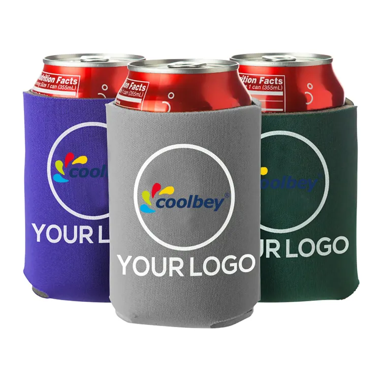 Custom Sizes 3mm Neoprene Stubby Holders 330ml Can Cooler sleeve