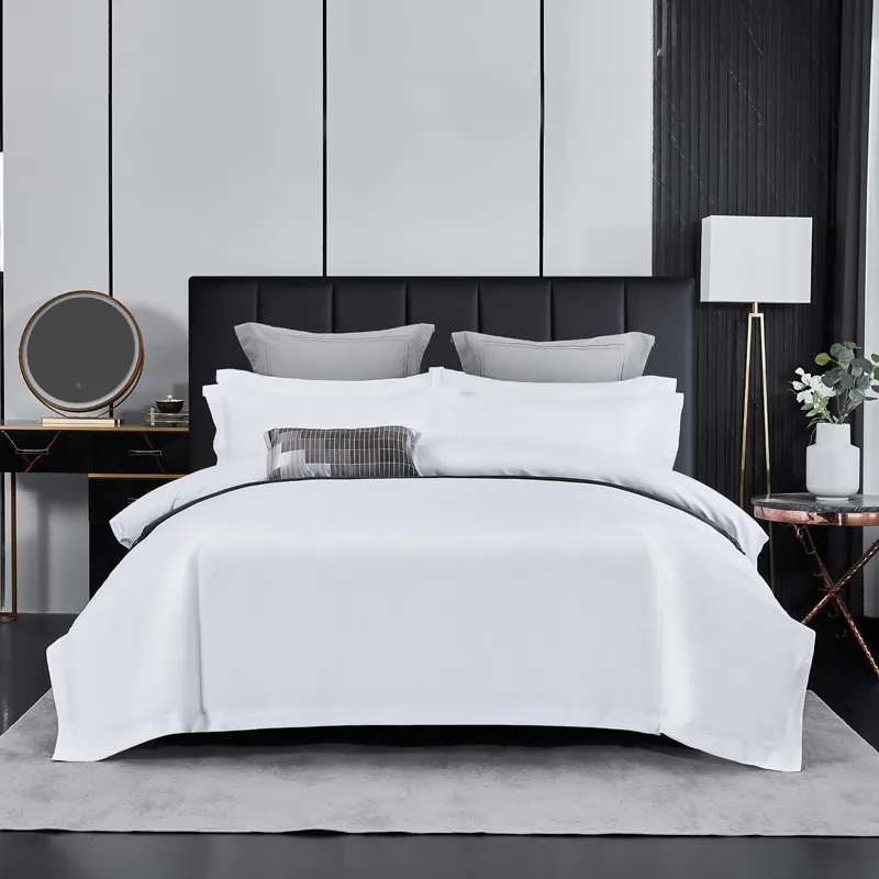 Queen-Size-Hotel Bettwäsche-Set 100% Bettbezug-Sets Hotel billige Bett-Sets