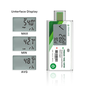 Pantalla LCD Digital PDF CSV Desechable USB Temperatura Humedad Registrador de datos - Product Image 2