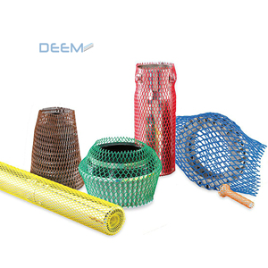 Tubi netti espandibili in rete di plastica flessibile per materiali e elementi isolanti di protezione del prodotto