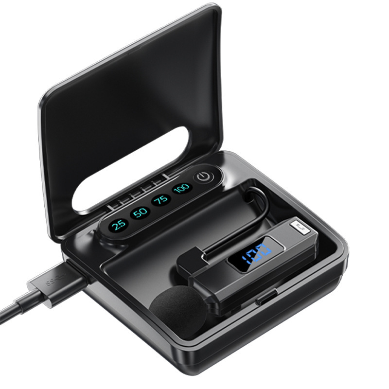 M1 black + deputy earphones + charging compartment