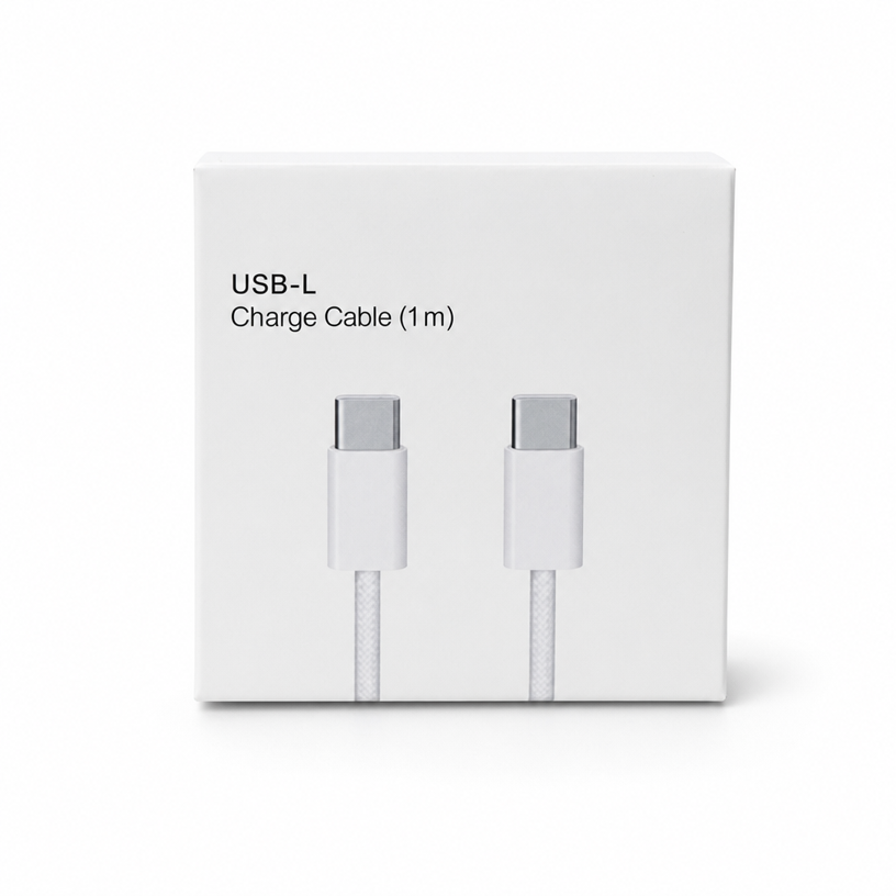 Cable USB-C-L blanco de 20W