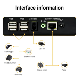 Terminal de pago con código Qr, máquina Pos con sistema Pos Wifl6 de doble banda integrada en Dubai Small - Product Image 6