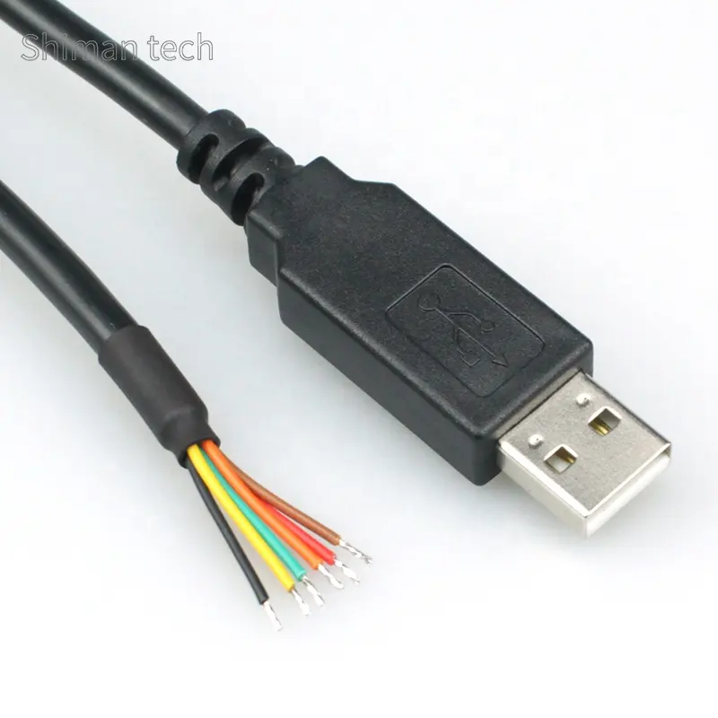 USB ke TTL Serial 3.3V dengan 6 kawat lead