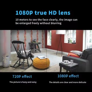 X5 HD Mini WiFi kamera kapalı güvenlik monitör gece görüş güvenlik koruma ev kayıt fonksiyonu açık kamp için - Product Image 6