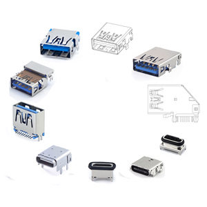 厂家直销母连接器组合产品微型USB * 1型C * 3型A * 7优质十款产品共 - Product Image 1