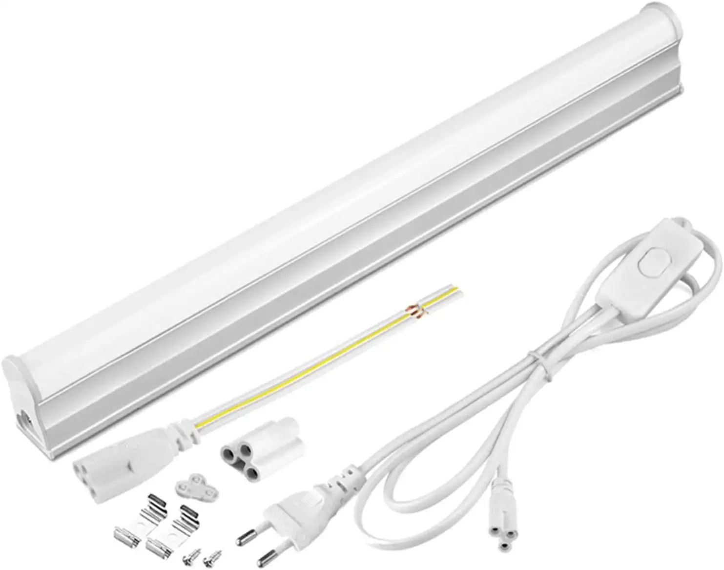 Gran oferta Batten Light T5 accesorio Integrado 2 pies 4 pies lámpara fluorescente reemplazar accesorio de tubo Led T5 tubo LED