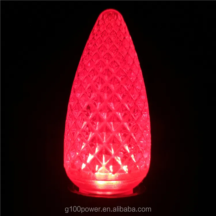 C9 Rote LED Weihnachten Licht Lampen Ersatz für Outdoor Ferien Nacht Beleuchtung Display