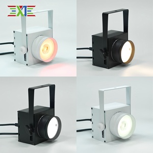 XJ ไฟ LED ขนาดกะทัดรัด50W ไฟเวทีแบบ COB การย้อมสีแบบเต็มรูปแบบด้วย DMX สีขาวอบอุ่นสำหรับการจัดนิทรรศการศิลปะในพิพิธภัณฑ์ - Product Image 4