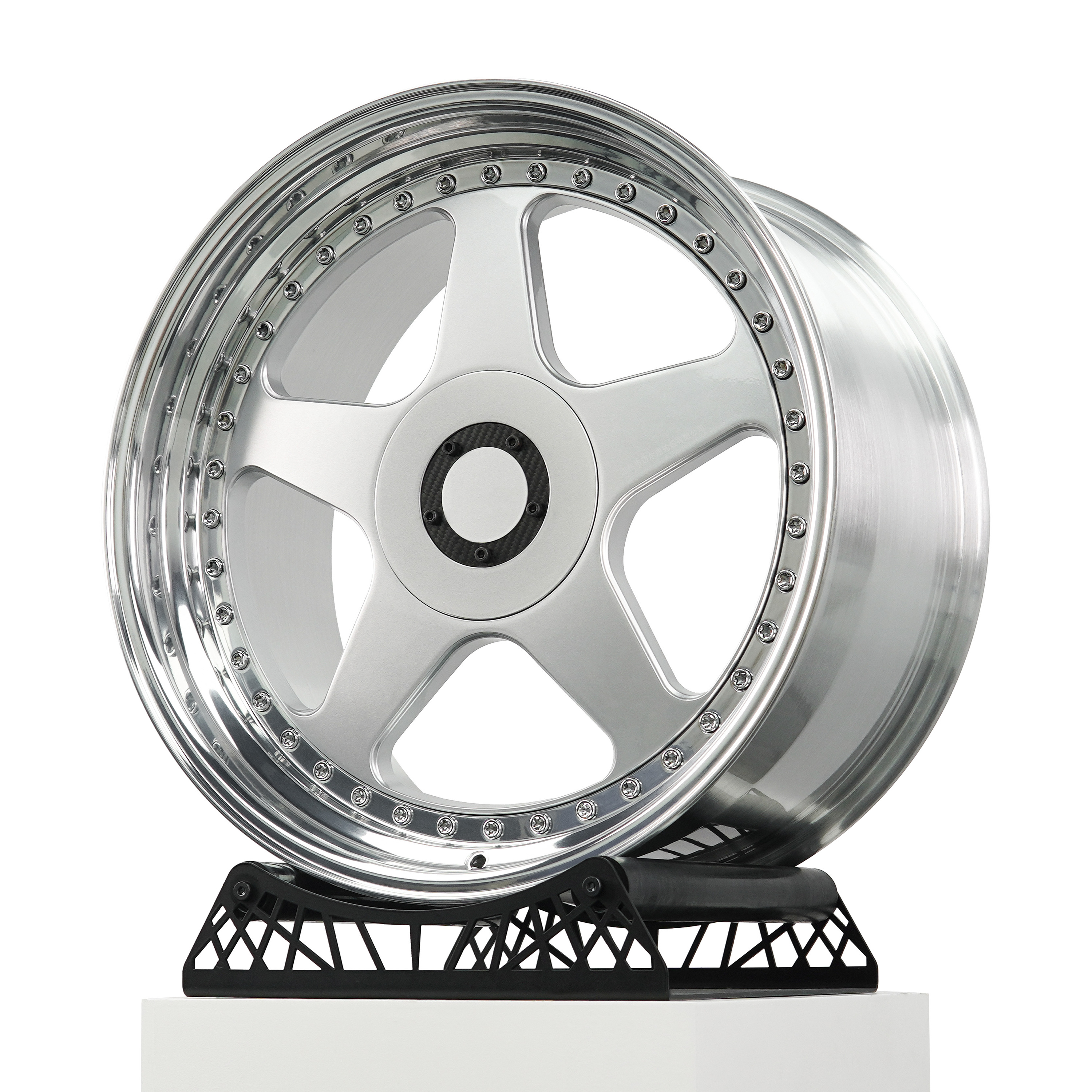 Silver With Silver Nut