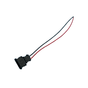 Customized Auto 2-Pin Connectors with Brass Terminals <strong>1J0</strong> 972 762 Wires Can Be Customized
