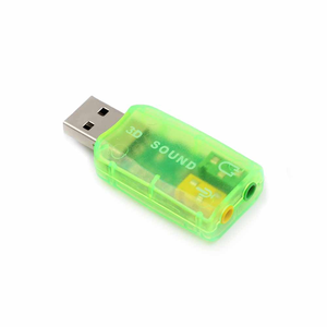 Onlyoa外部USB2.0 3D声卡5.1通道音频卡适配器3.5毫米扬声器麦克风耳机接口用于PC