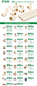 IFAN Factory ASTM2846 PVC Plumbing Tools <strong>Water</strong> Materials CPVC Pipes 3/4'' CPVC Pipe Connector Cream Color CPVC Pipe Fittings - Product Image 6