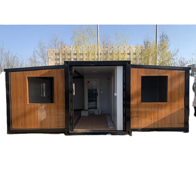 Fabriek Custom 20ft 40ft Draagbare Geprefabriceerde Huizen 40 Ft Uitbreidbare Mobiele Opvouwbare Container Prefab Huis Voor Australië