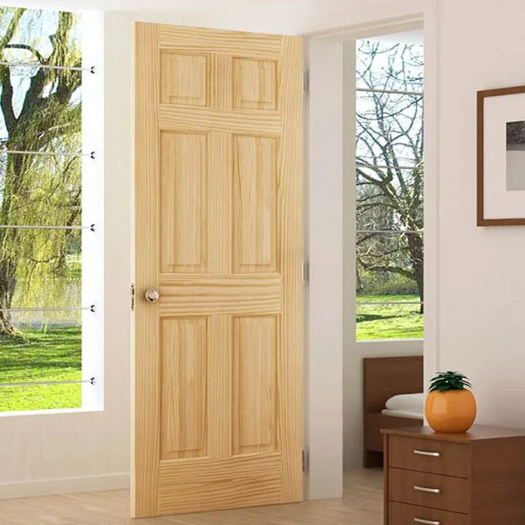 Puertas interiores de madera, diseño profesional, buena calidad, núcleo sólido