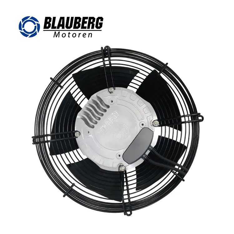 Blauberg 500mm 1200W 380V sin escobillas IP55 motor eléctrico refrigeración a prueba de agua EC fabricante de ventiladores compactos axiales