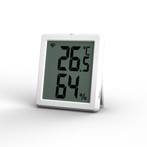 Fabricante EWETIME, termómetro para interiores, higrómetro Digital, Mini Wifi inteligente, Sensor de temperatura y humedad con Monitor de pantalla LCD - Product Image 1
