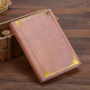 Vintage Inspired Magic Spell Journal with Elegant Gold Accents Patterned Personal Reflections Record <strong>Book</strong> with Customized Logo