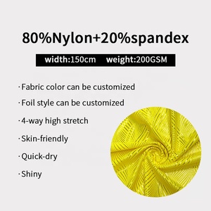 New arrivals Shiny <span class=keywords><strong>sequin</strong></span> in kim loại lá 4 cách căng nylon spandex vải beachwear Thể dục dụng cụ khiêu vũ Đồ Bơi Vải - Product Image 2