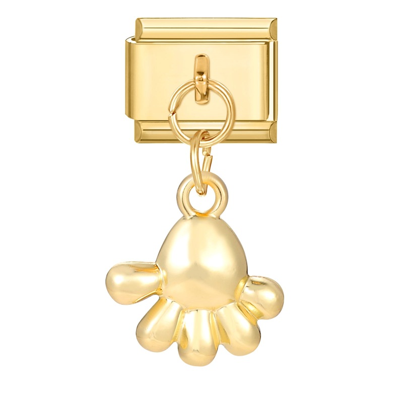 YWXH-85-Gold bottom pendant-palm
