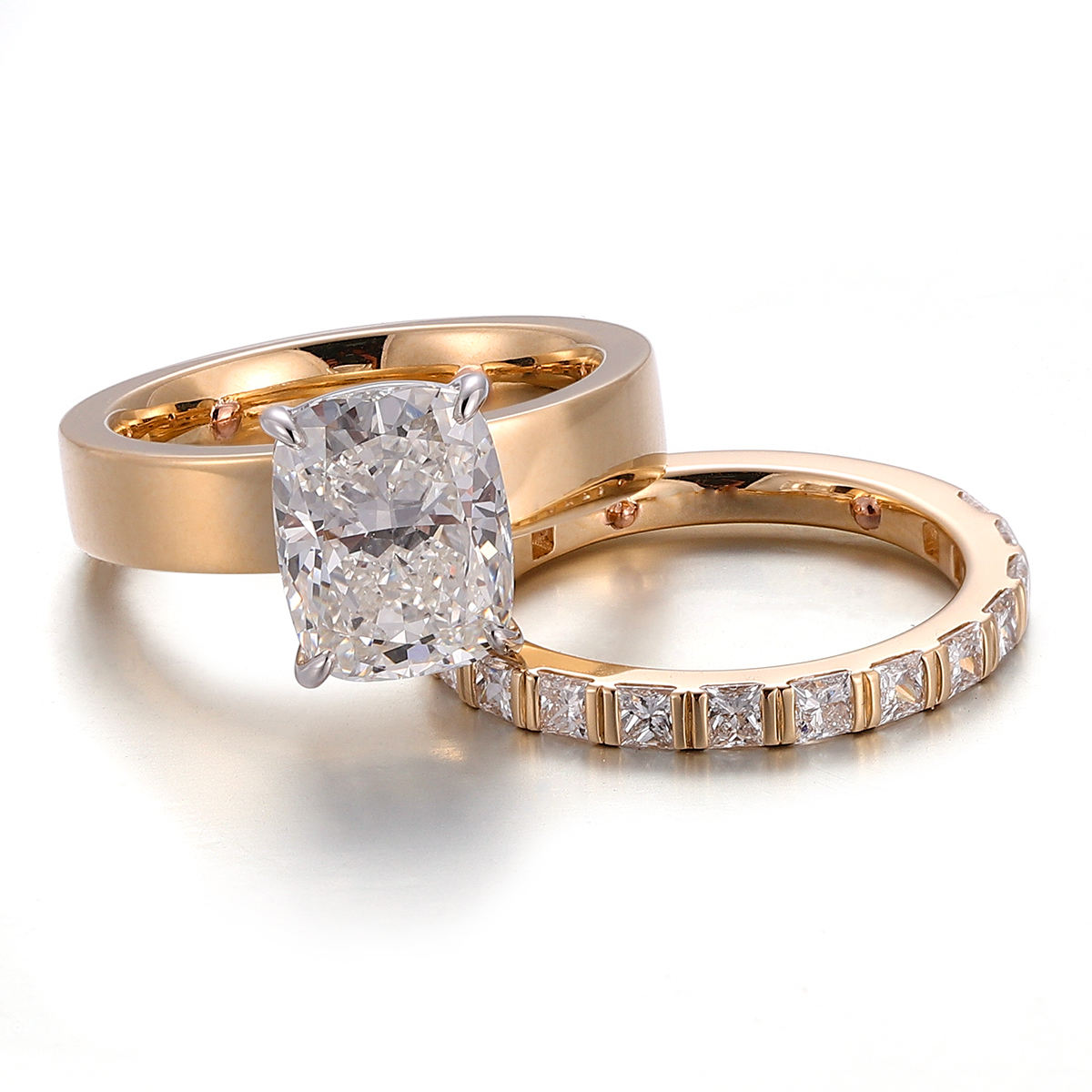 แหวนเพชรแล็บโกลด์ 18K