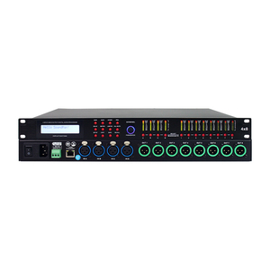 100m LAN o Control de enrutador inalámbrico AD48 4X8 Digital 48k Pro Audio Dsp Sistema de gestión de altavoces Altavoz Procesador de audio - Product Image 4