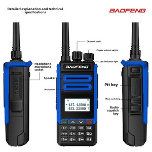 Per Baofeng BF-H7 10W digitale + analogico modalità Ham per Radio trasmettitore Walkie Talkie - Product Image 3