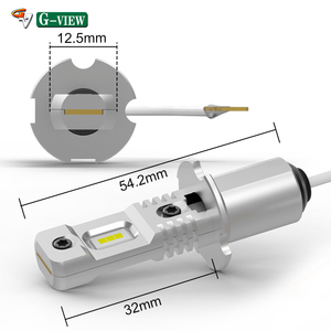 G-view GS-1-H3 Mini boyutu 1600lm 10-60V oto LED ışık ampul 7035 CSP çip araba LED ışık s DRL H3 araba ve kamyon için LED sis işık - Product Image 2