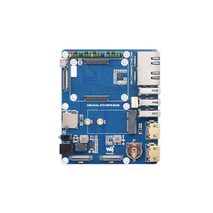 Raspberry Pi-Rechen modul 4 CM4 DUAL ETH-Erweiterungs karte WIFI6 Dual-Ethernet-Basis-E-Karte On-Board M.2 E KEY-Schnitts telle - Product Image 2