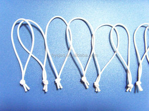 Custom Round Hang Tag <strong>String</strong> Knotted Stretch <strong>Loops</strong> Latex <strong>Elastic</strong> Slip-knot <strong>Elastic</strong> <strong>Loop</strong> for Tags Cords