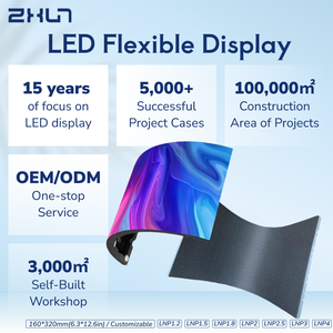 Lino 4,81mm LED-Schild im Freien P4.81 Vermietung LED-Matrix-Bildschirm Gebogener Bildschirm - Product Image 2