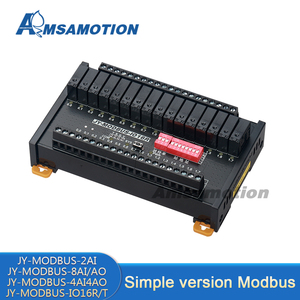 AMSAMOTION versione semplice JY-MODBUS-2AI 8AI 4AI 4AO 8AO RTU Convert acquisizione analogica 16 ingresso uscita relè digitale