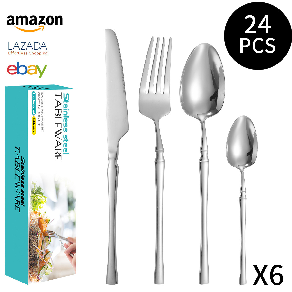 Plata 24-Piece Set (Blue Case)