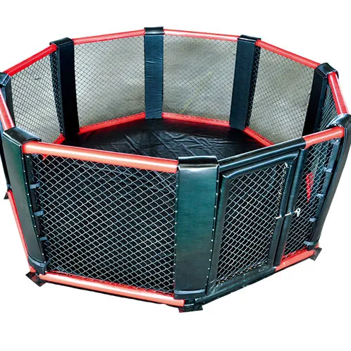 high quality Octagonal Fighting With platform Cage Boxing Ring New Design Customization UFC MMA Cage MMA ring