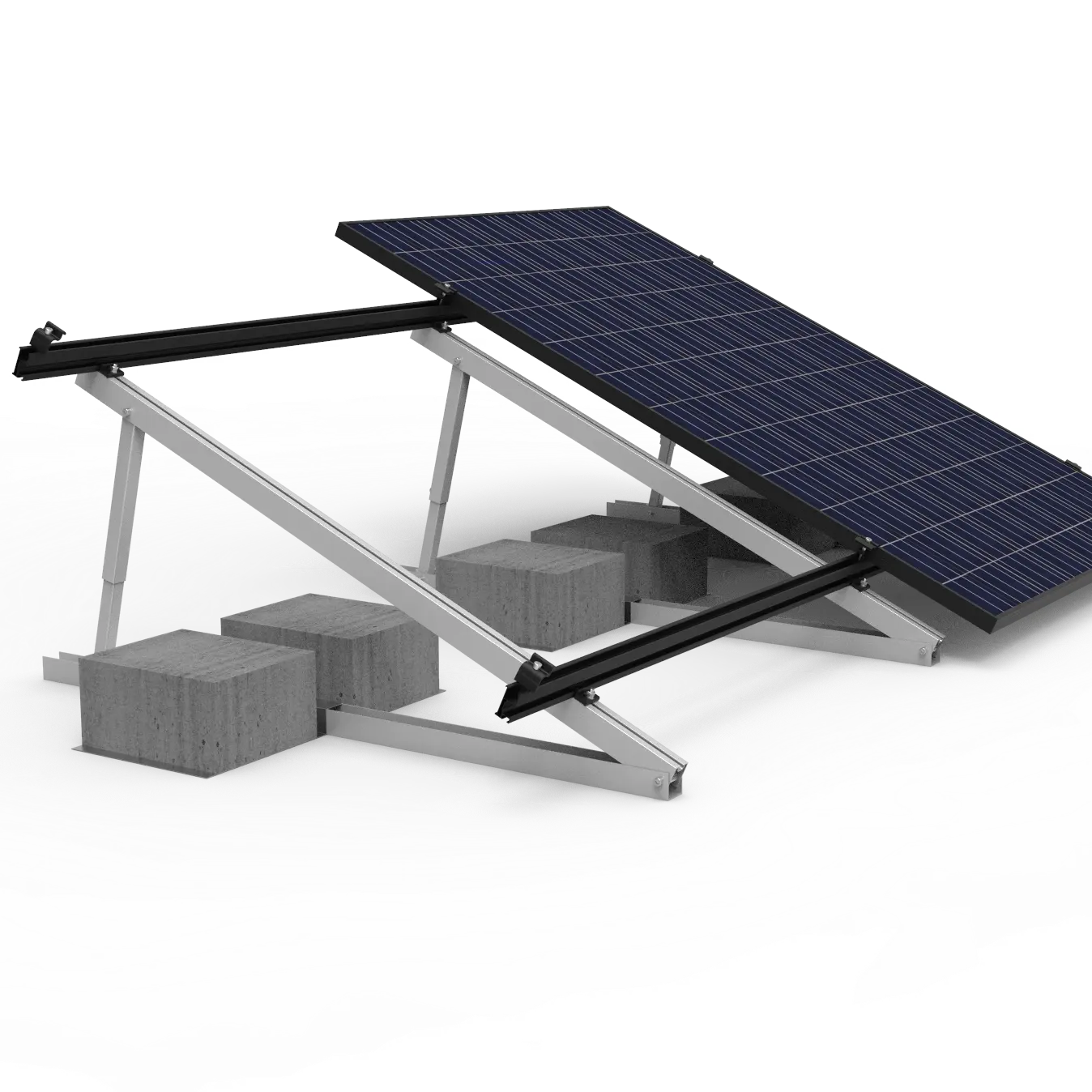 DJSC Terra solar montagem sistema fotovoltaico montagem telha metal plana alumínio painel solar montagem sistema