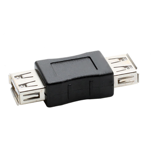 <strong>USB</strong> 2.0 a Female <strong>to</strong> <strong>USB</strong> 2.0 a Female 480mbps Data Transfer Power Charge Adapter - Product Image 1
